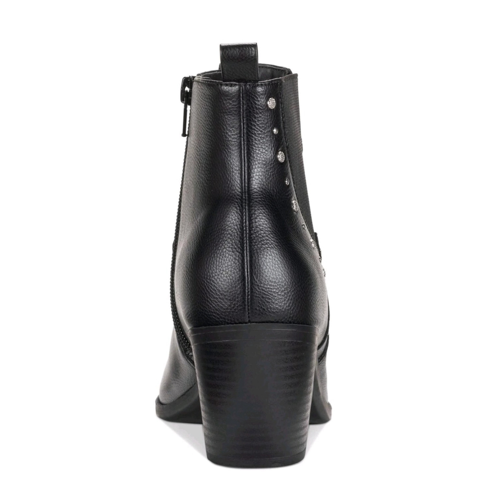 Sun + Stone Modern Studded Western Boots Booties SZ 9 M BLACK - Picture 5 of 16